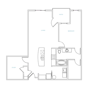 Domain City Center B1a Floor Plan Image