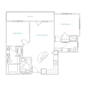 Domain City Center C2d Floor Plan Image