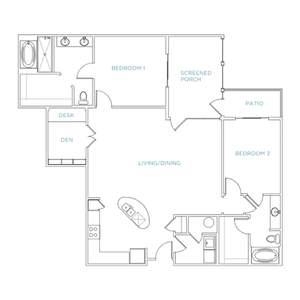 Domain City Center D1 Floor Plan Image