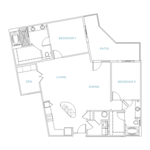 Domain City Center D1a Floor Plan Image
