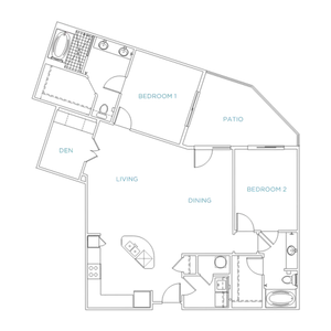 Domain City Center D1b Floor Plan Image
