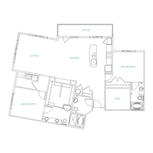 Domain City Center D2a Floor Plan Image