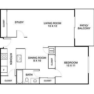 Villas of Pasadena - Acacia Premier Floor Plan