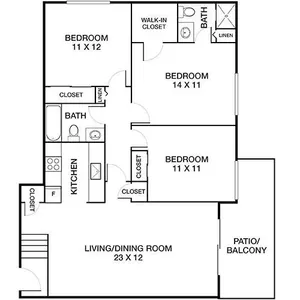 Villas of Pasadena - Zinnia Premier Floor Plan