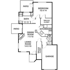 Township - Cottonwood Apartment Floor Plan