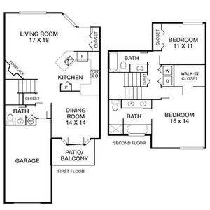 Township - Juniper Townhome Floor Plan