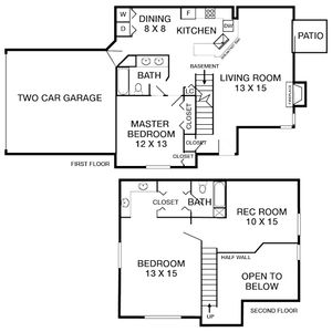 Aspen Townhome Floorplan