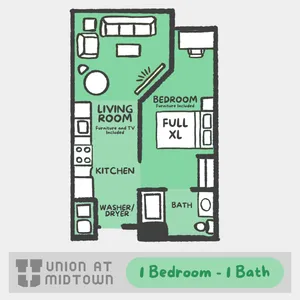 Union at Midtown: 1x1 | Detroit Apartments