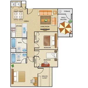 Colores Del Sol D1 Three Bedroom&ndash;Mohave