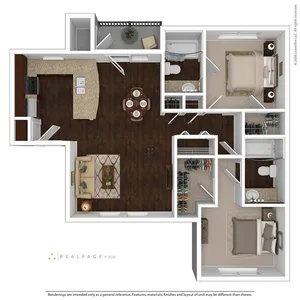 2 Bedroom | 2 Bath | 1000 SqFt