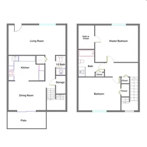 2 Bedroom | 1.5 Bath | 1,160 sqft