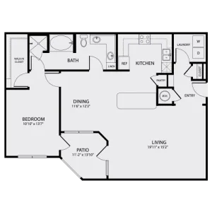 1 Bedroom | 1 Bath | 1143 SQFT