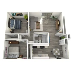 Bingham Blocks B1 Two Bedroom Renovated