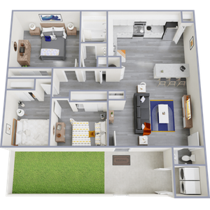 3 Bed 1.5 Bath