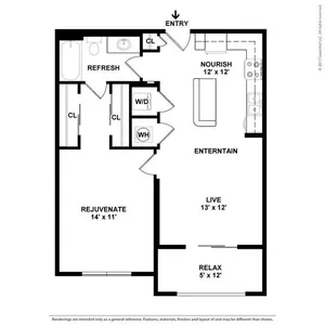 One Master Bedroom One Bathroom