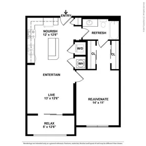One Master Bedroom One Bathroom