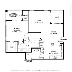 One Master Bedroom One Bathroom
