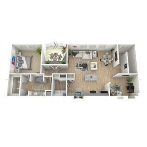 A7S - 1 Bed 1 Bath 1099 sqft.