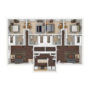 4x4 FC 3D Floorplan