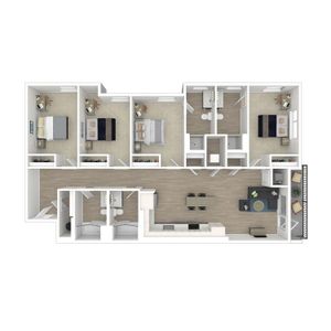 4x4 A 3D Floorplan