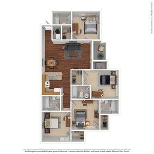 4x4 Floorplan