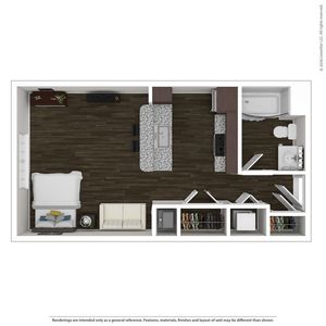 Studio 3-4 Floorplan