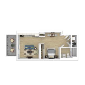 Mesta - Studio-S.5 - 3D Floorplan
