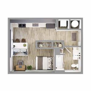 S1 Studio Floorplan