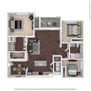 3 Bed 2 Bath C1