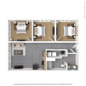 3 Bed 1 Bath