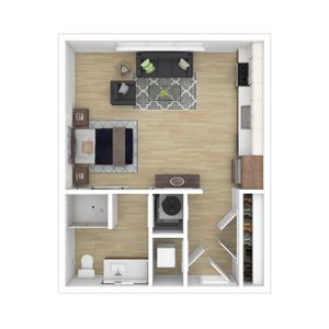 Studio 1 Bath C2