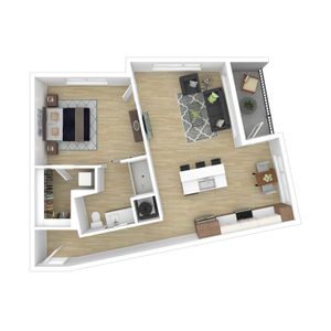 1 Bed 1 Bath Premium