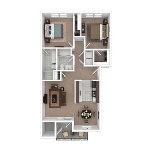 Two Bedroom Two Bath | Apartments in Tualatin OR | River Ridge Apartments
