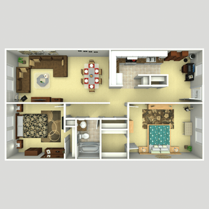 two bedroom a