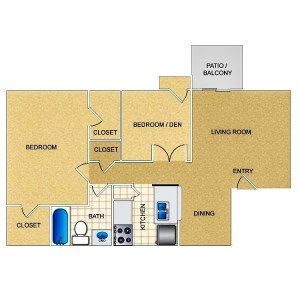2bd x 1ba