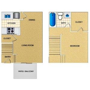 A4 - 1 Bed/1Bath