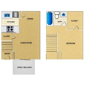 A5 - 1 Bed/1Bath