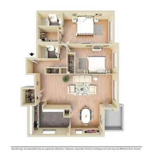 2 Bedroom 1 Bath