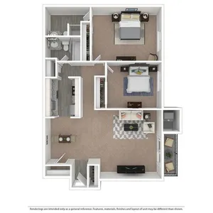 GoshenTerrace 2BD 2Bath 1115sqft