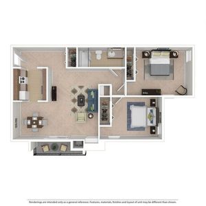 Toftrees+Cricklewood 2BD 1Bath 946sqft