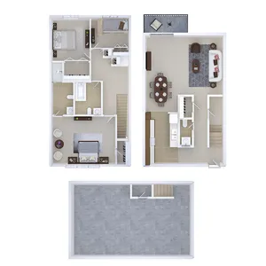 Walton Height 3 bed 2.5 bath