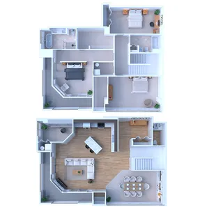 3 Bedroom / 2.5 Bathroom Penthouse - 2,806