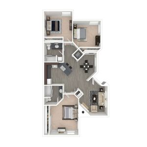 3-2A 3D Floor plan Image