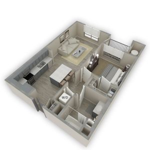 3D Floor Plan Rendering