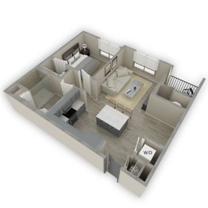 3D Floor Plan Rendering