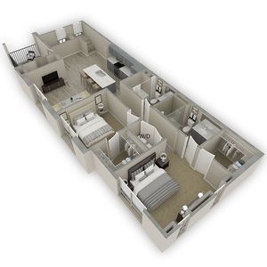3D Floor Plan Rendering