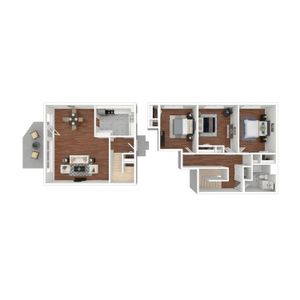 3 Bedroom, 1 Bath
