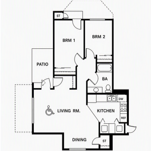 2x1 floorplan