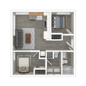2 Bedroom - 2 Bath