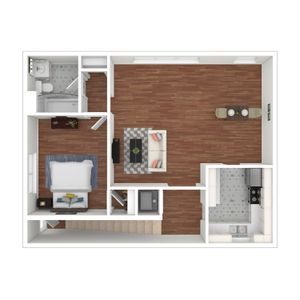 2 Bedroom, 1.5 Bath Townhome